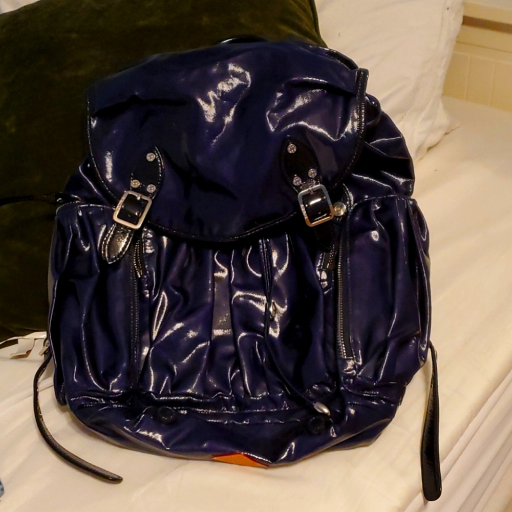 MZ Wallace patent leather backpack